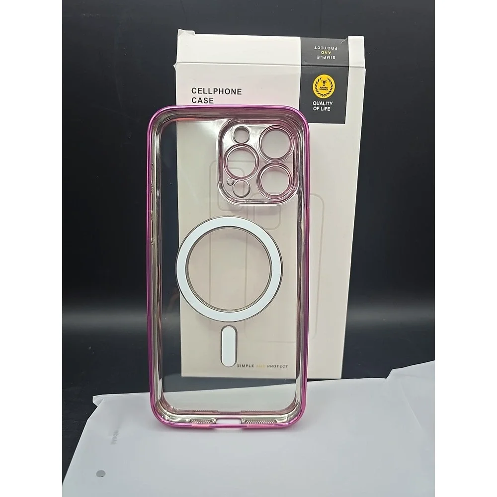 Iphone 15 Pro Max Mag Safe Shockproof Case Barbie Powder Pink